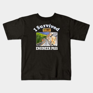 I Survived Engineer Pass Painting 2, Ouray, Colorado Kids T-Shirt